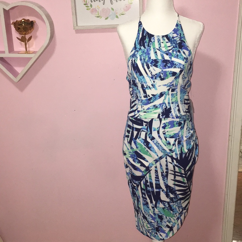 PremierAmour tropical dress size 2 NWT